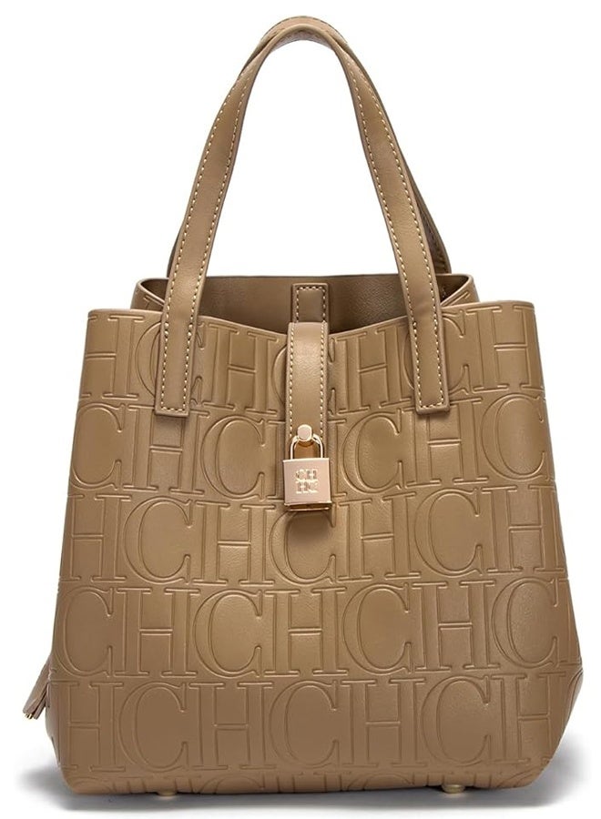 CH CH CHCH Tote Bag Women's Large Capacity Commuter Handbag Fashion Versatile Shoulder Bag - Image 1